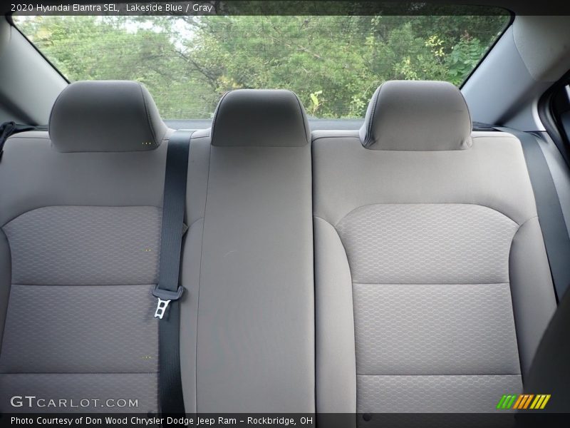 Lakeside Blue / Gray 2020 Hyundai Elantra SEL