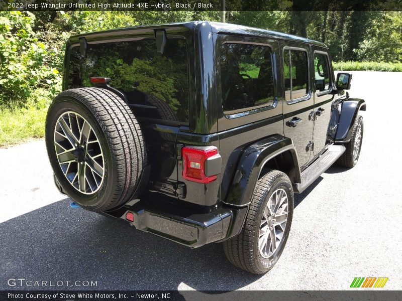 Black / Black 2022 Jeep Wrangler Unlimited High Altitude 4XE Hybrid