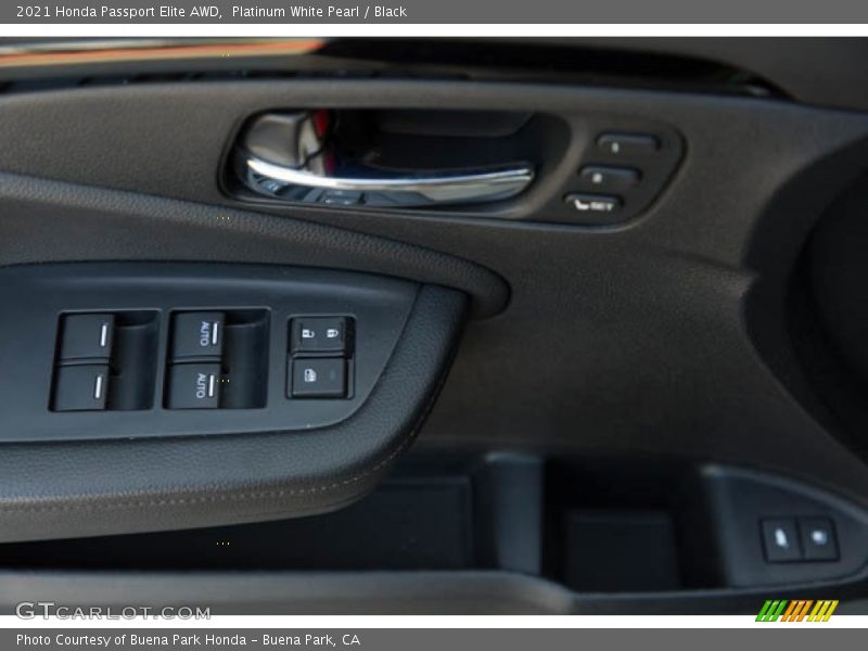 Platinum White Pearl / Black 2021 Honda Passport Elite AWD