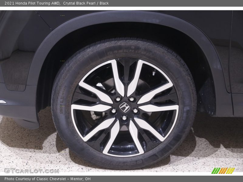 Crystal Black Pearl / Black 2021 Honda Pilot Touring AWD