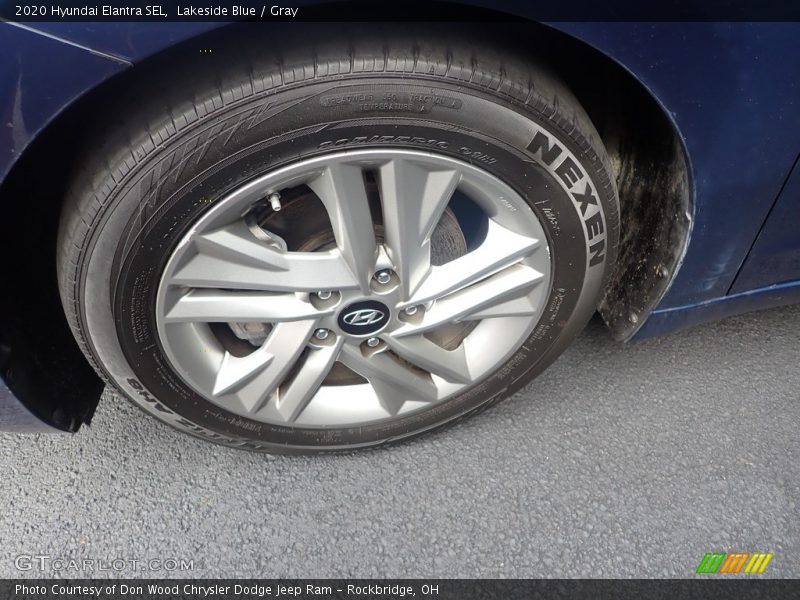 Lakeside Blue / Gray 2020 Hyundai Elantra SEL