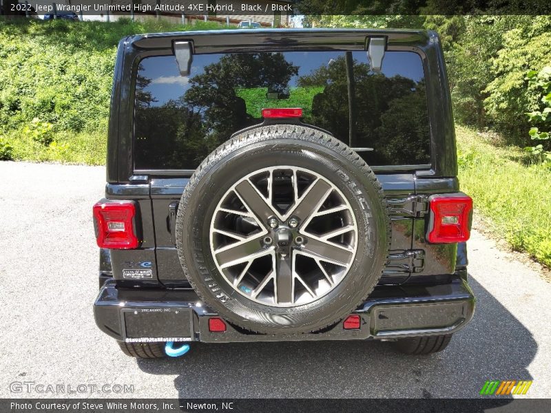 Black / Black 2022 Jeep Wrangler Unlimited High Altitude 4XE Hybrid