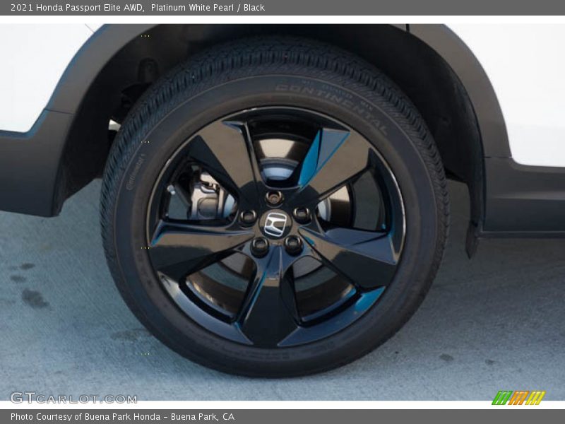 Platinum White Pearl / Black 2021 Honda Passport Elite AWD