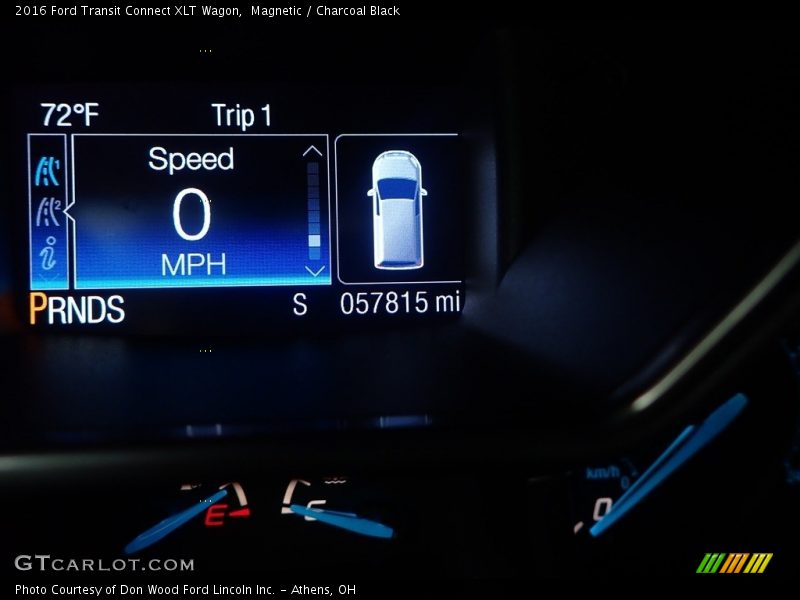 Magnetic / Charcoal Black 2016 Ford Transit Connect XLT Wagon
