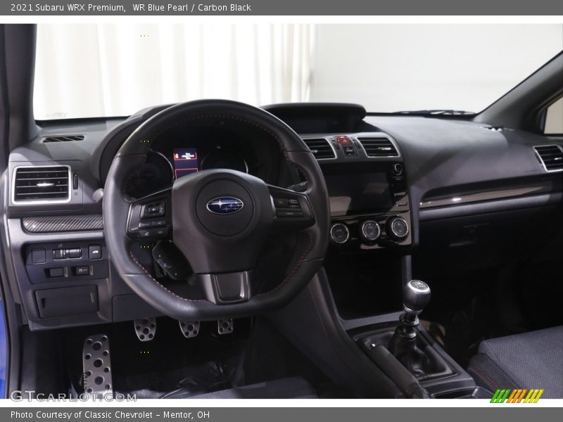 Dashboard of 2021 WRX Premium