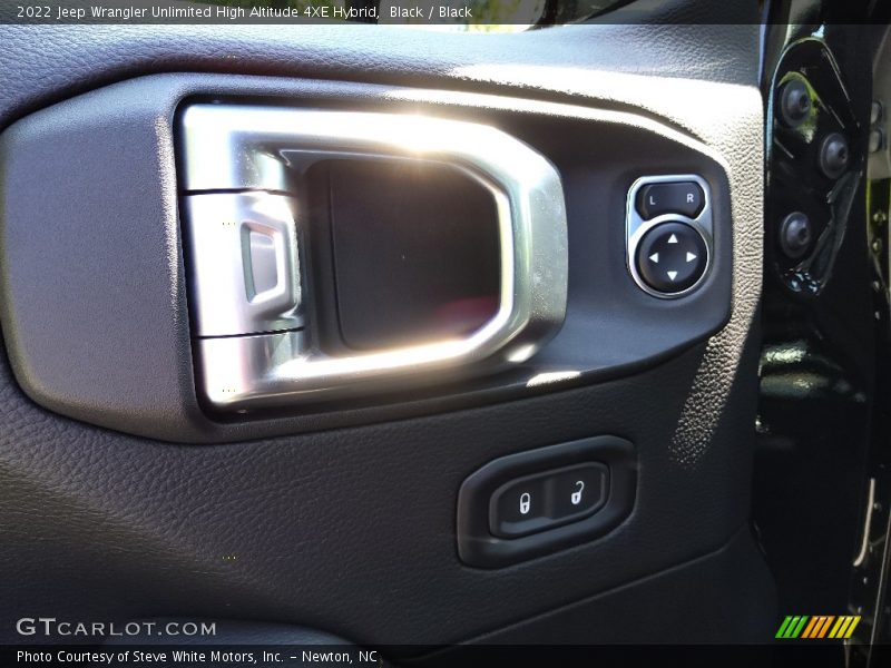 Black / Black 2022 Jeep Wrangler Unlimited High Altitude 4XE Hybrid