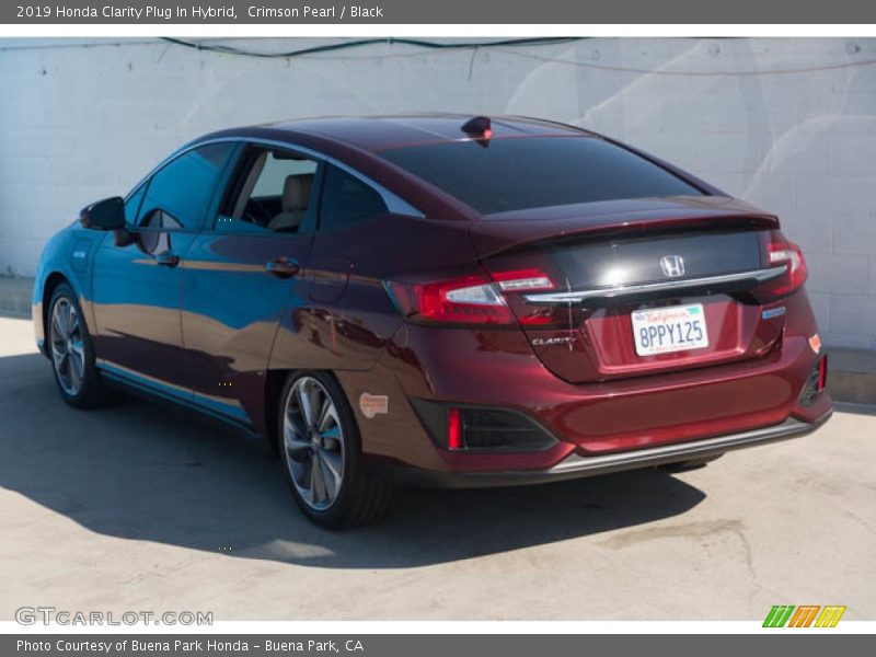 Crimson Pearl / Black 2019 Honda Clarity Plug In Hybrid