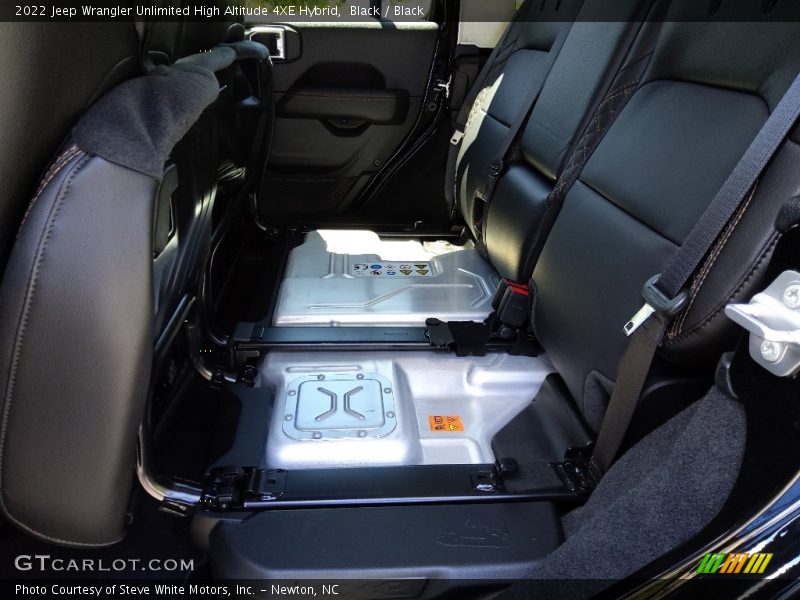 Rear Seat of 2022 Wrangler Unlimited High Altitude 4XE Hybrid