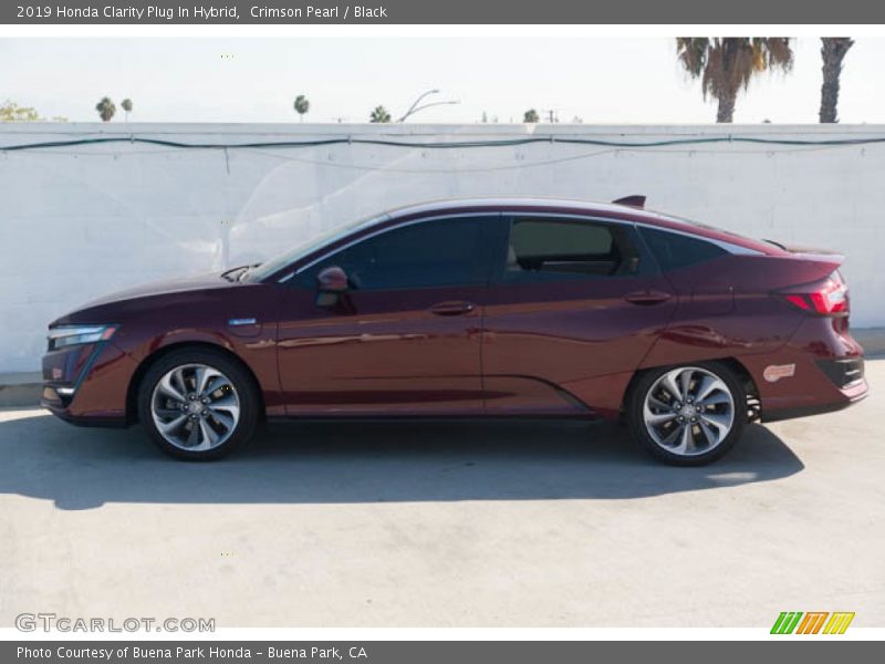 Crimson Pearl / Black 2019 Honda Clarity Plug In Hybrid