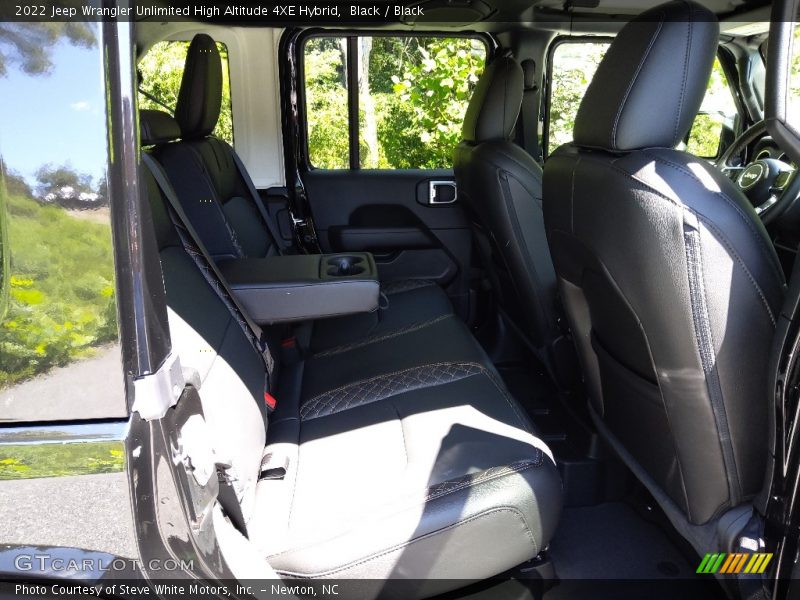 Black / Black 2022 Jeep Wrangler Unlimited High Altitude 4XE Hybrid