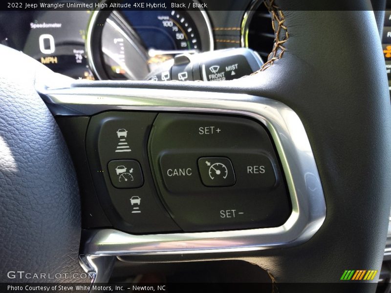  2022 Wrangler Unlimited High Altitude 4XE Hybrid Steering Wheel