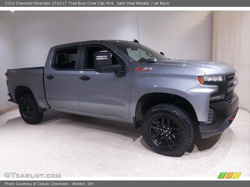 Satin Steel Metallic / Jet Black 2020 Chevrolet Silverado 1500 LT Trail Boss Crew Cab 4x4