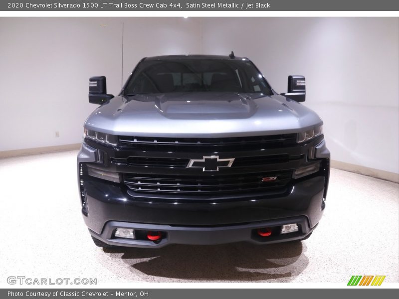 Satin Steel Metallic / Jet Black 2020 Chevrolet Silverado 1500 LT Trail Boss Crew Cab 4x4