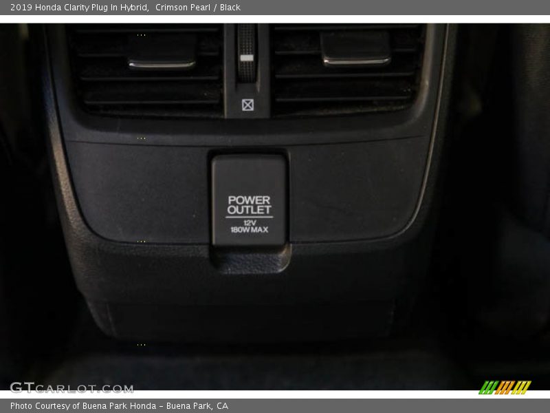 Crimson Pearl / Black 2019 Honda Clarity Plug In Hybrid