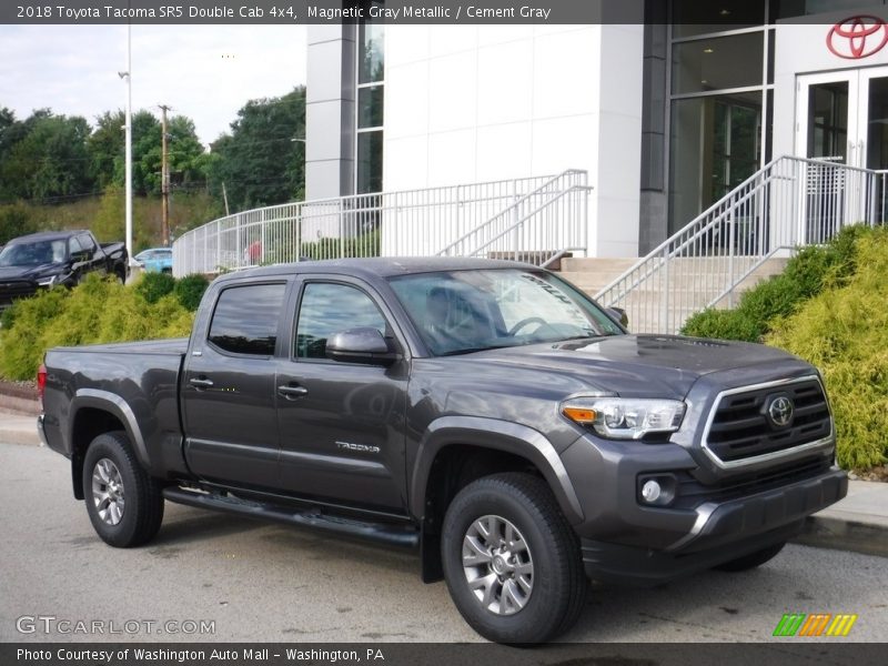 Magnetic Gray Metallic / Cement Gray 2018 Toyota Tacoma SR5 Double Cab 4x4