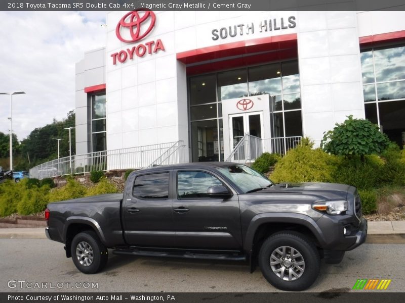 Magnetic Gray Metallic / Cement Gray 2018 Toyota Tacoma SR5 Double Cab 4x4