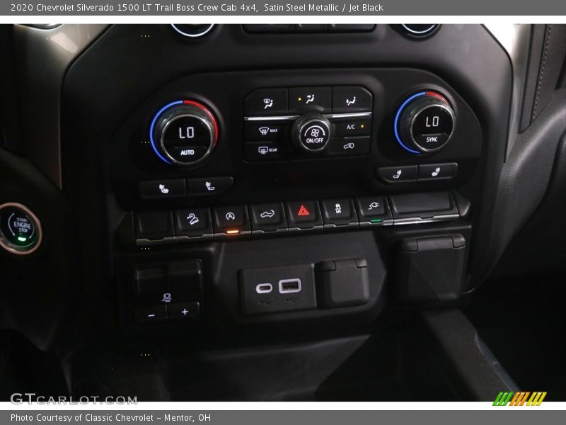 Satin Steel Metallic / Jet Black 2020 Chevrolet Silverado 1500 LT Trail Boss Crew Cab 4x4