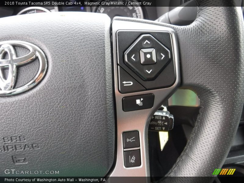 Magnetic Gray Metallic / Cement Gray 2018 Toyota Tacoma SR5 Double Cab 4x4