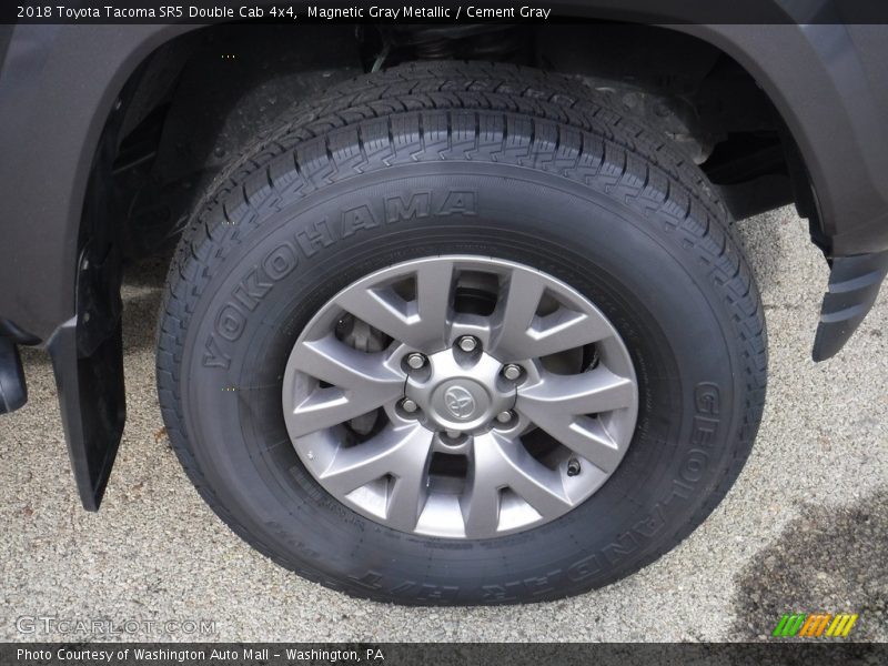 Magnetic Gray Metallic / Cement Gray 2018 Toyota Tacoma SR5 Double Cab 4x4