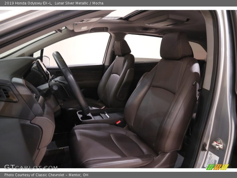 Lunar Silver Metallic / Mocha 2019 Honda Odyssey EX-L