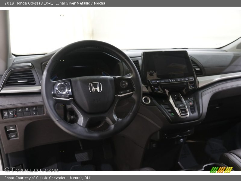 Lunar Silver Metallic / Mocha 2019 Honda Odyssey EX-L