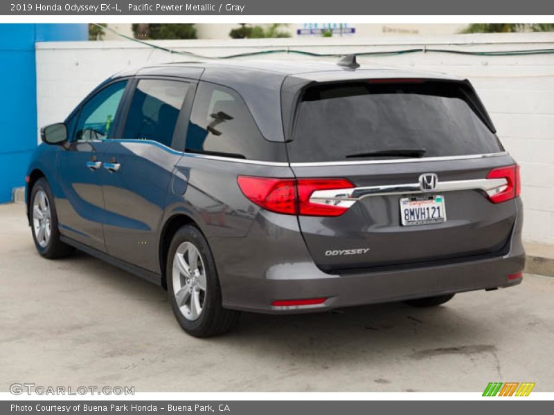 Pacific Pewter Metallic / Gray 2019 Honda Odyssey EX-L