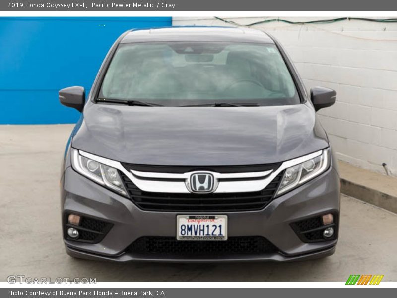 Pacific Pewter Metallic / Gray 2019 Honda Odyssey EX-L