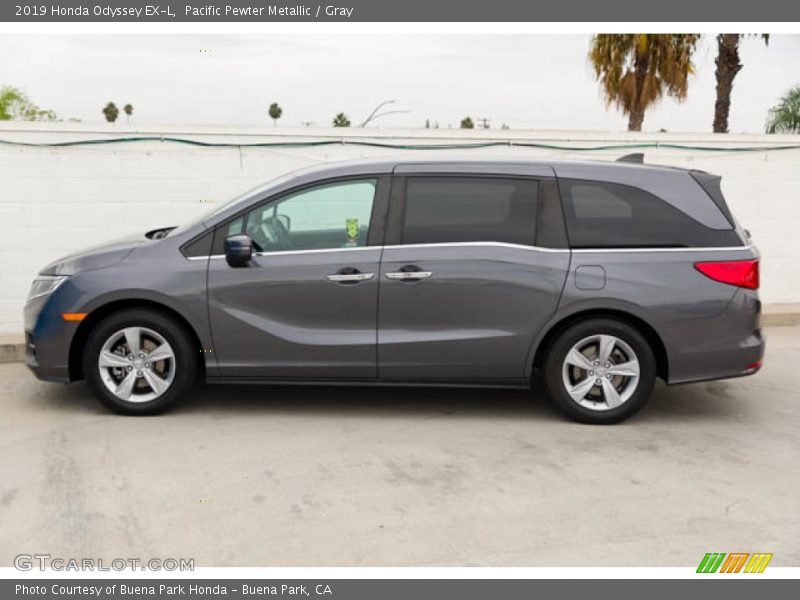 Pacific Pewter Metallic / Gray 2019 Honda Odyssey EX-L