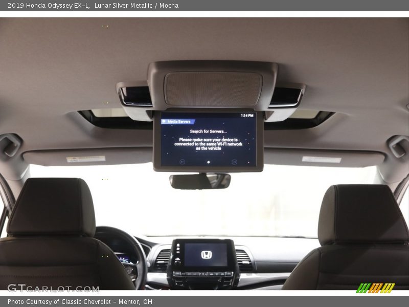 Lunar Silver Metallic / Mocha 2019 Honda Odyssey EX-L