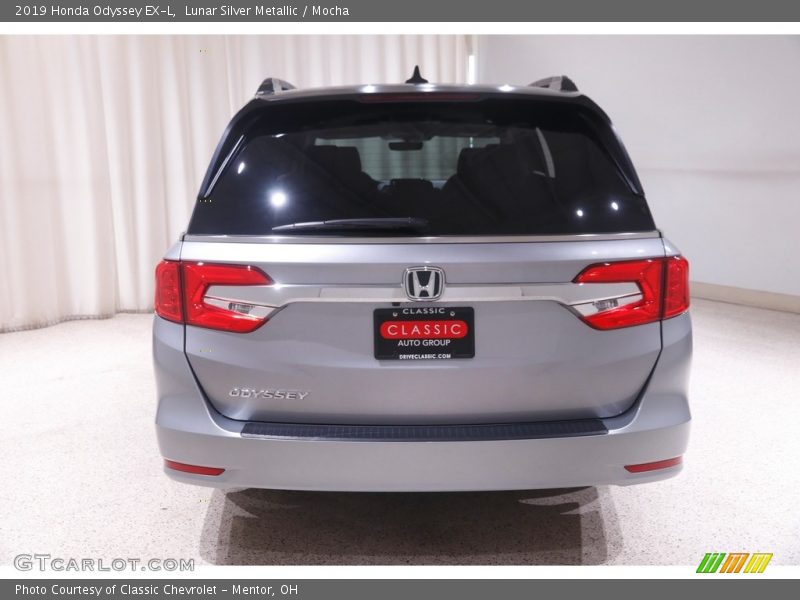 Lunar Silver Metallic / Mocha 2019 Honda Odyssey EX-L
