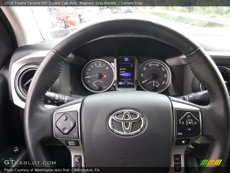 Magnetic Gray Metallic / Cement Gray 2018 Toyota Tacoma SR5 Double Cab 4x4