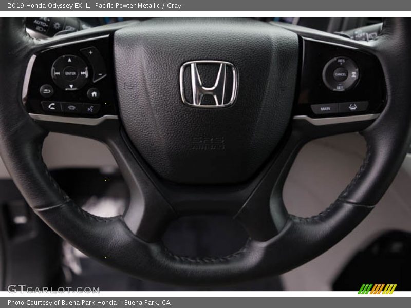 Pacific Pewter Metallic / Gray 2019 Honda Odyssey EX-L