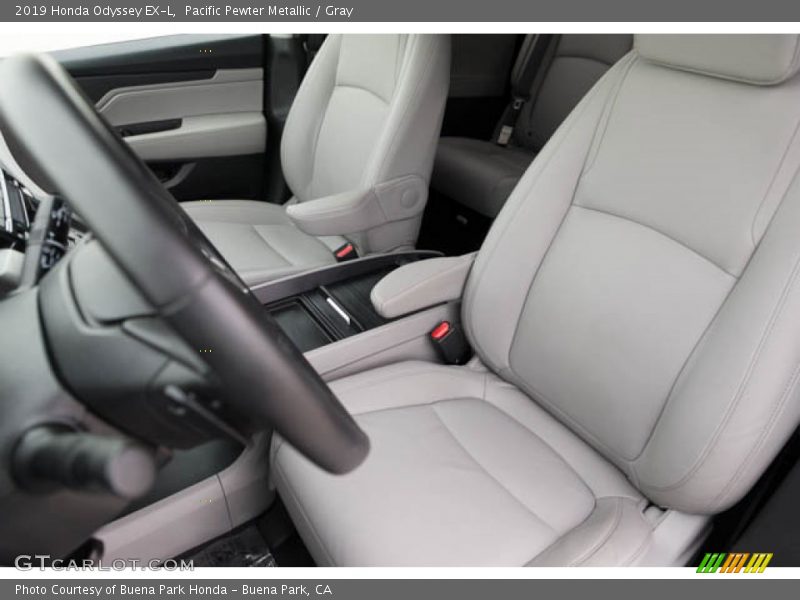 Pacific Pewter Metallic / Gray 2019 Honda Odyssey EX-L