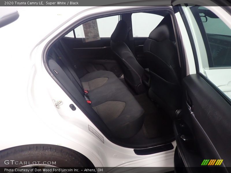 Super White / Black 2020 Toyota Camry LE