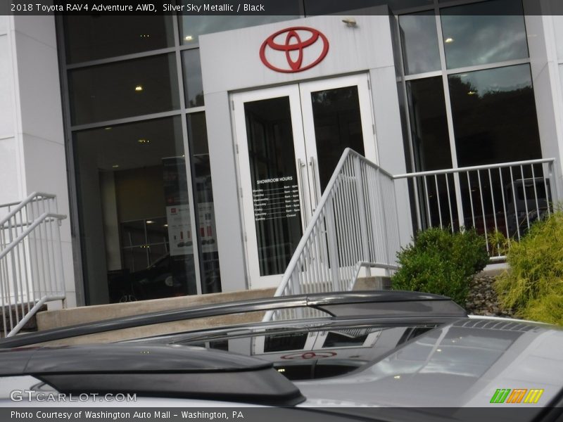 Silver Sky Metallic / Black 2018 Toyota RAV4 Adventure AWD