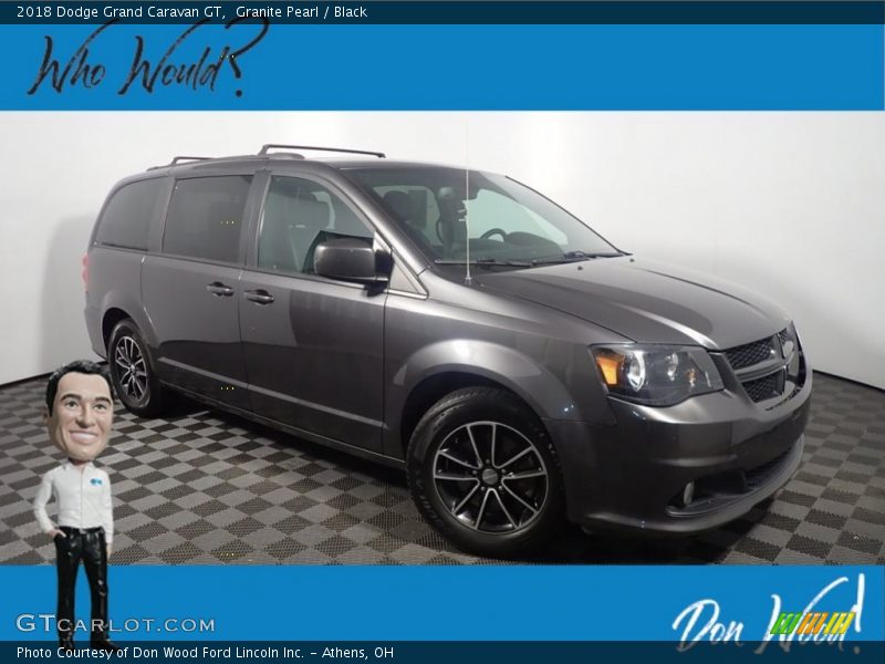 Granite Pearl / Black 2018 Dodge Grand Caravan GT