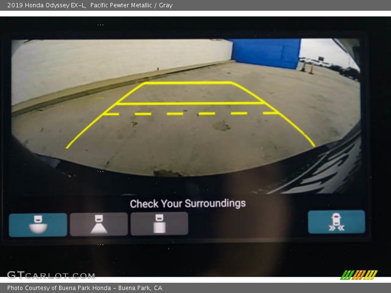 Pacific Pewter Metallic / Gray 2019 Honda Odyssey EX-L
