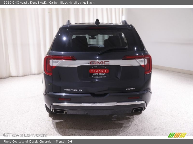 Carbon Black Metallic / Jet Black 2020 GMC Acadia Denali AWD