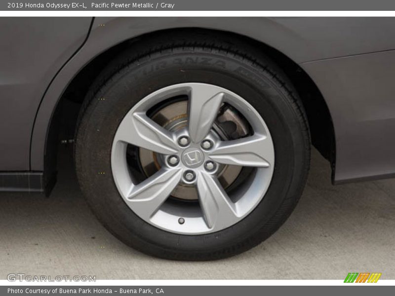Pacific Pewter Metallic / Gray 2019 Honda Odyssey EX-L