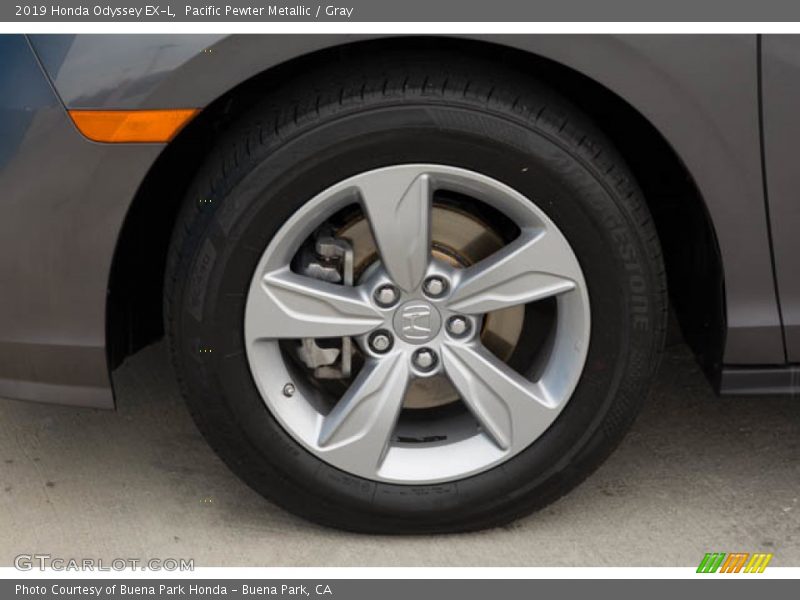 Pacific Pewter Metallic / Gray 2019 Honda Odyssey EX-L