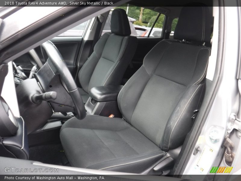 Silver Sky Metallic / Black 2018 Toyota RAV4 Adventure AWD