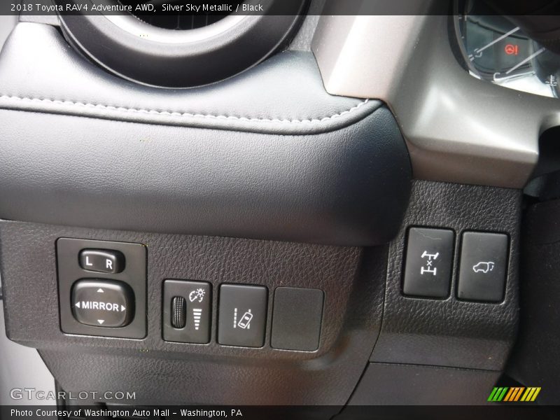 Silver Sky Metallic / Black 2018 Toyota RAV4 Adventure AWD
