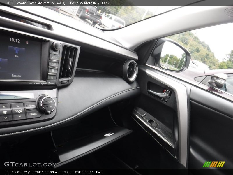 Silver Sky Metallic / Black 2018 Toyota RAV4 Adventure AWD