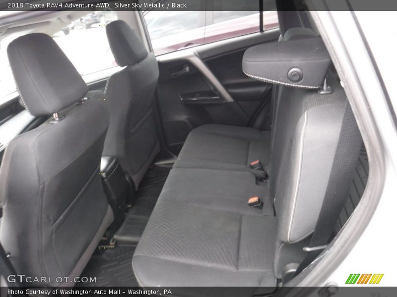 Silver Sky Metallic / Black 2018 Toyota RAV4 Adventure AWD
