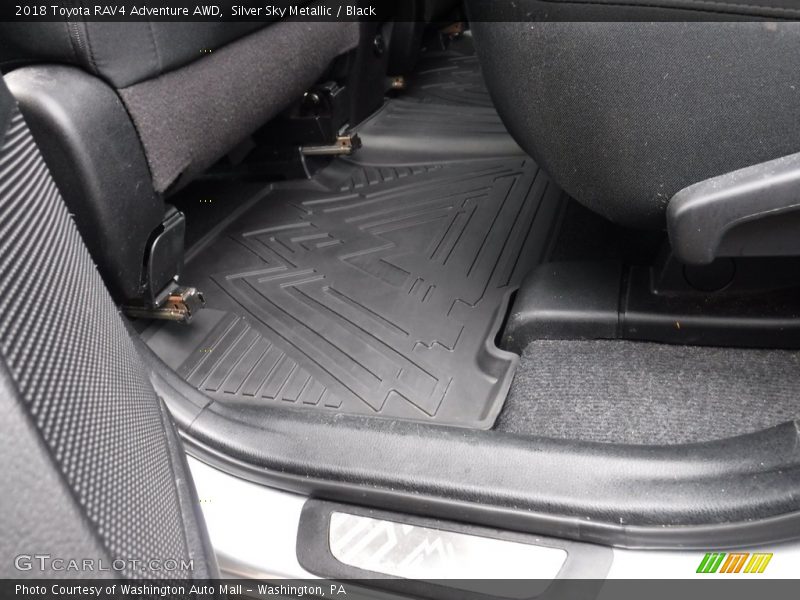 Silver Sky Metallic / Black 2018 Toyota RAV4 Adventure AWD