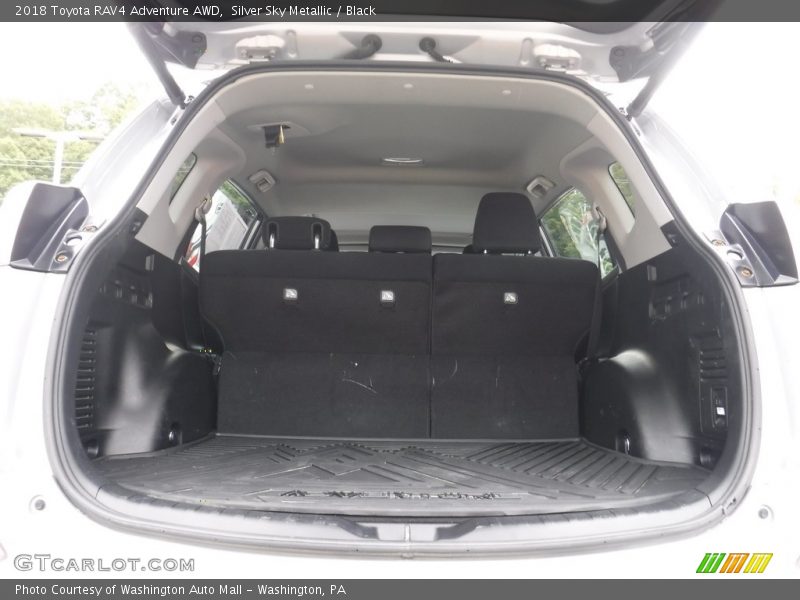 Silver Sky Metallic / Black 2018 Toyota RAV4 Adventure AWD