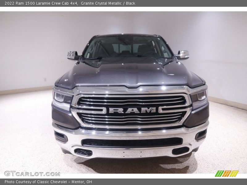 Granite Crystal Metallic / Black 2022 Ram 1500 Laramie Crew Cab 4x4