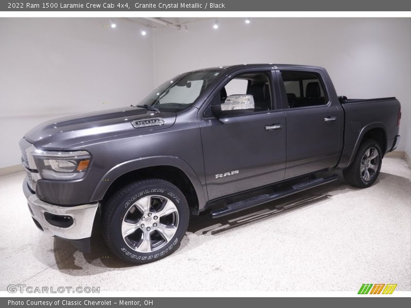 Granite Crystal Metallic / Black 2022 Ram 1500 Laramie Crew Cab 4x4