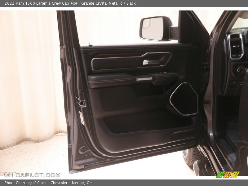 Granite Crystal Metallic / Black 2022 Ram 1500 Laramie Crew Cab 4x4