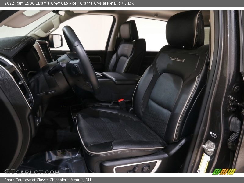 Granite Crystal Metallic / Black 2022 Ram 1500 Laramie Crew Cab 4x4